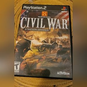 * History Channel Civil War A Nation Divided For Playstation 2